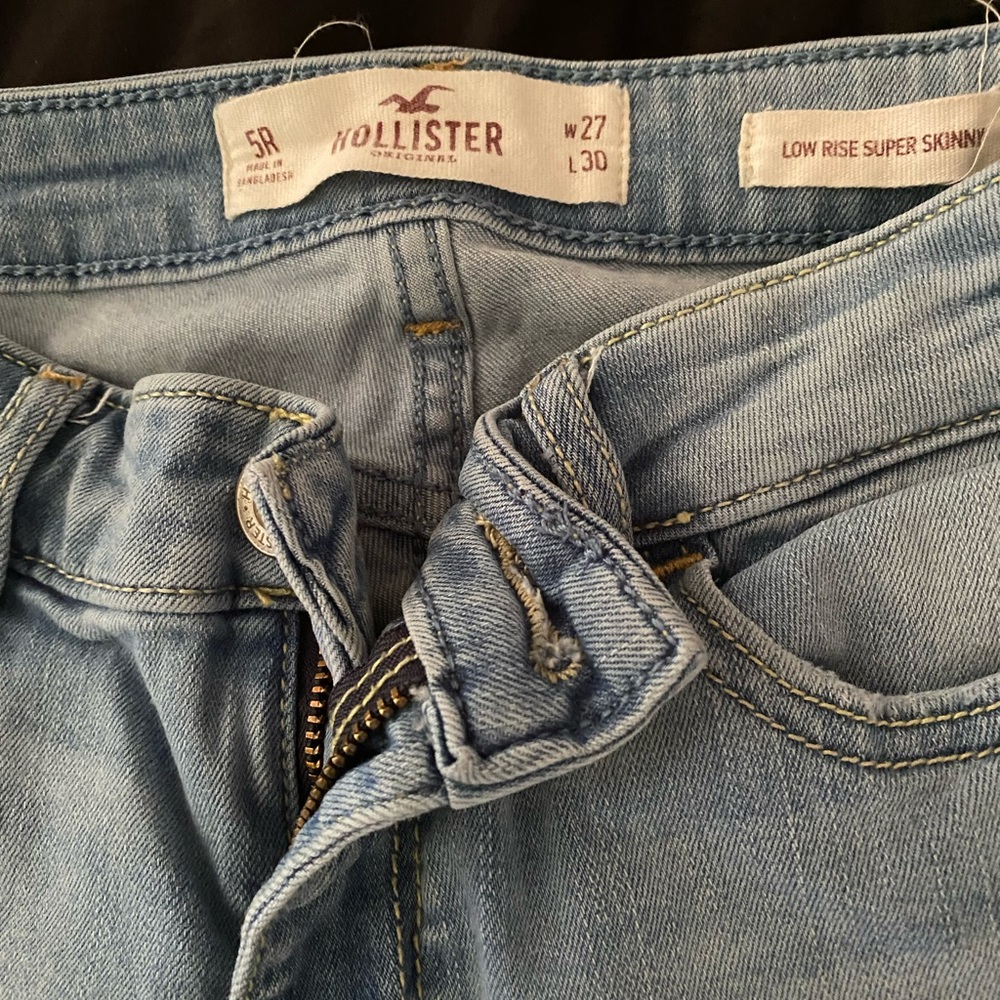 Hollister Womens Distressed Skinny Jenas | 5R